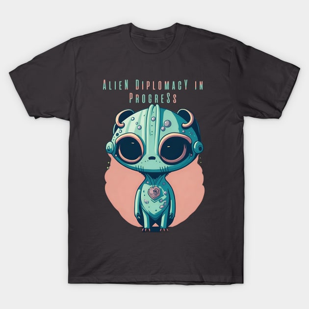 Alien Diplomacy in progress T-Shirt by Javisolarte